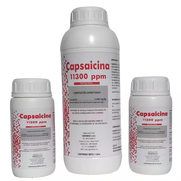 Capsaicina Liquida Pura: 11300 Ppm